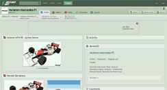 Desktop Screenshot of mclaren-mercedes-f1.deviantart.com