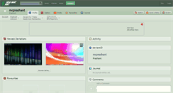 Desktop Screenshot of mcprashant.deviantart.com