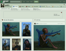 Tablet Screenshot of js4853.deviantart.com