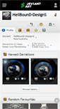 Mobile Screenshot of hellbound-designs.deviantart.com