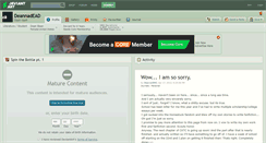 Desktop Screenshot of deannadead.deviantart.com