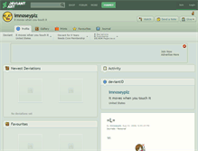 Tablet Screenshot of imnoseyplz.deviantart.com