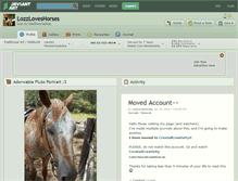 Tablet Screenshot of lozzloveshorses.deviantart.com
