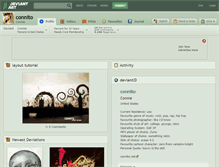 Tablet Screenshot of connito.deviantart.com