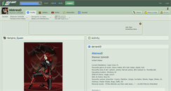 Desktop Screenshot of mistressd.deviantart.com
