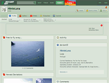 Tablet Screenshot of himieluna.deviantart.com