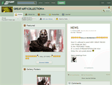 Tablet Screenshot of great-art-collection.deviantart.com