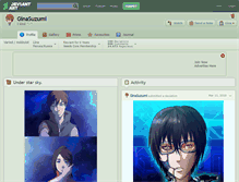 Tablet Screenshot of ginasuzumi.deviantart.com