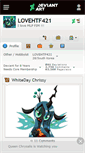 Mobile Screenshot of lovehtf421.deviantart.com