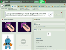 Tablet Screenshot of akh500.deviantart.com