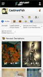 Mobile Screenshot of castironfish.deviantart.com
