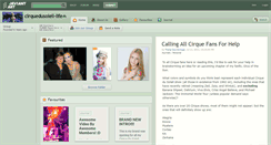 Desktop Screenshot of cirquedusoleil-life.deviantart.com