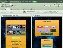 Tablet Screenshot of kirasdarklight.deviantart.com