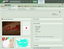 Tablet Screenshot of doki-toki.deviantart.com