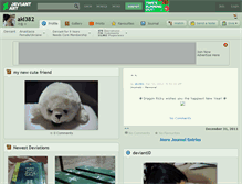 Tablet Screenshot of aki382.deviantart.com