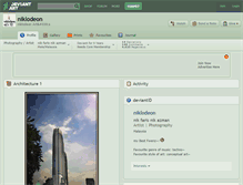 Tablet Screenshot of niklodeon.deviantart.com