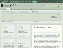 Tablet Screenshot of dreaming-in-red.deviantart.com