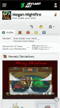 Mobile Screenshot of megan-nightfire.deviantart.com