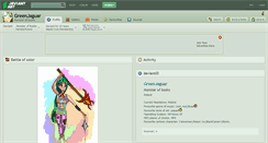 Desktop Screenshot of greenjaguar.deviantart.com