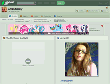 Tablet Screenshot of amandadely.deviantart.com
