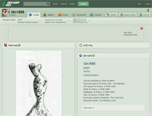 Tablet Screenshot of gin1888.deviantart.com
