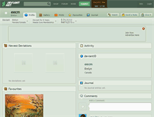 Tablet Screenshot of eecm.deviantart.com