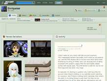 Tablet Screenshot of enviquesse.deviantart.com