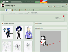 Tablet Screenshot of hentai-dragon.deviantart.com