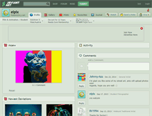 Tablet Screenshot of elpix.deviantart.com