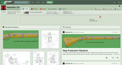 Desktop Screenshot of imperator-zor.deviantart.com
