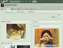 Tablet Screenshot of extraordinaryrebel.deviantart.com