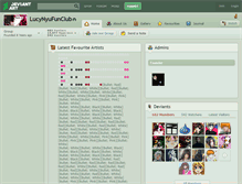 Tablet Screenshot of lucynyufunclub.deviantart.com