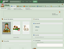 Tablet Screenshot of misuya.deviantart.com