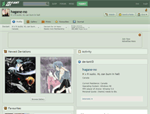 Tablet Screenshot of hagane-no.deviantart.com