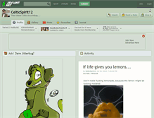 Tablet Screenshot of celticspirit12.deviantart.com