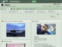 Tablet Screenshot of magicary.deviantart.com