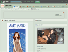 Tablet Screenshot of hahaziah.deviantart.com