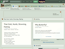 Tablet Screenshot of lorine93.deviantart.com