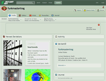 Tablet Screenshot of funkmastertrag.deviantart.com