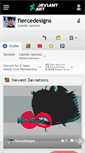 Mobile Screenshot of fiercedesigns.deviantart.com