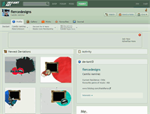 Tablet Screenshot of fiercedesigns.deviantart.com