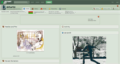 Desktop Screenshot of defoartist.deviantart.com