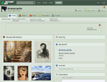 Tablet Screenshot of brunoccarlos.deviantart.com