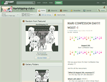 Tablet Screenshot of ikarishipping-club.deviantart.com