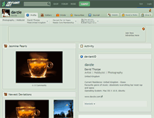 Tablet Screenshot of davzie.deviantart.com