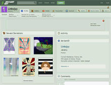 Tablet Screenshot of linksjyy.deviantart.com