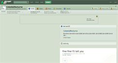 Desktop Screenshot of celestialnocturne.deviantart.com