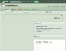 Tablet Screenshot of celestialnocturne.deviantart.com