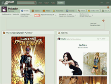 Tablet Screenshot of pickador.deviantart.com