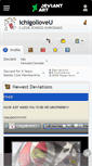 Mobile Screenshot of ichigoiloveu.deviantart.com